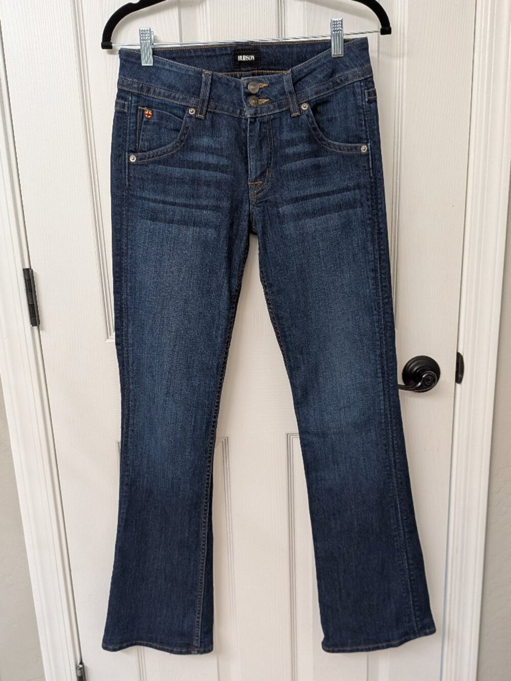 HUDSON Signature Bootcut Jeans | Blue Label Midrise Denim | Like New | 27x30